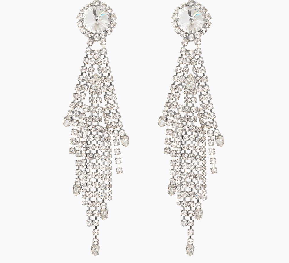 Caroline Svedbom - Cinderella Earrings Crystal Rhodium