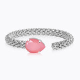 Caroline Svedbom - Classic Rope Bracelet Light Coral Rhodium