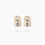 Caroline Svedbom - Cleo Earrings Crystal Gold