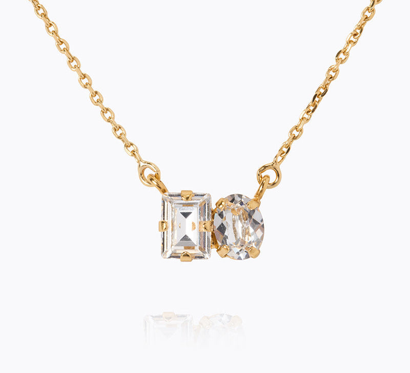 Caroline Svedbom - Cleo Necklace Crystal Gold