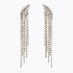 Caroline Svedbom - Diana Earrings Golden Combo Rhodium