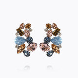 Caroline Svedbom - Isolina Earrings Smoked Blue Combo Rhodium