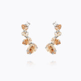 Caroline Svedbom - Julie Earrings Golden Combo Rhodium