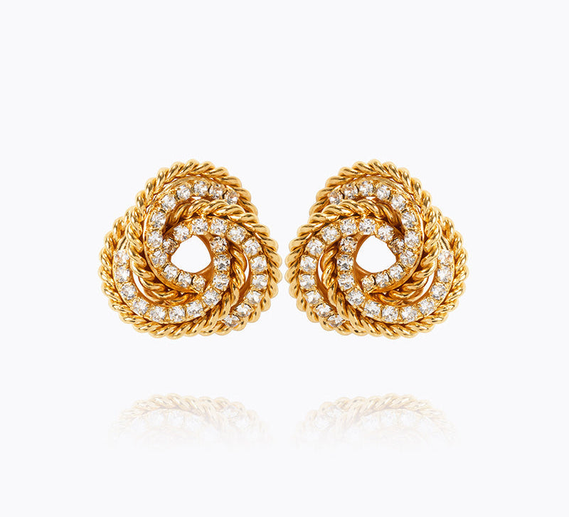 Caroline Svedbom - Juliette Earrings Crystal Gold