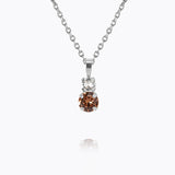 Caroline Svedbom - Leah Necklace Rec Topaz Combo Rhodium