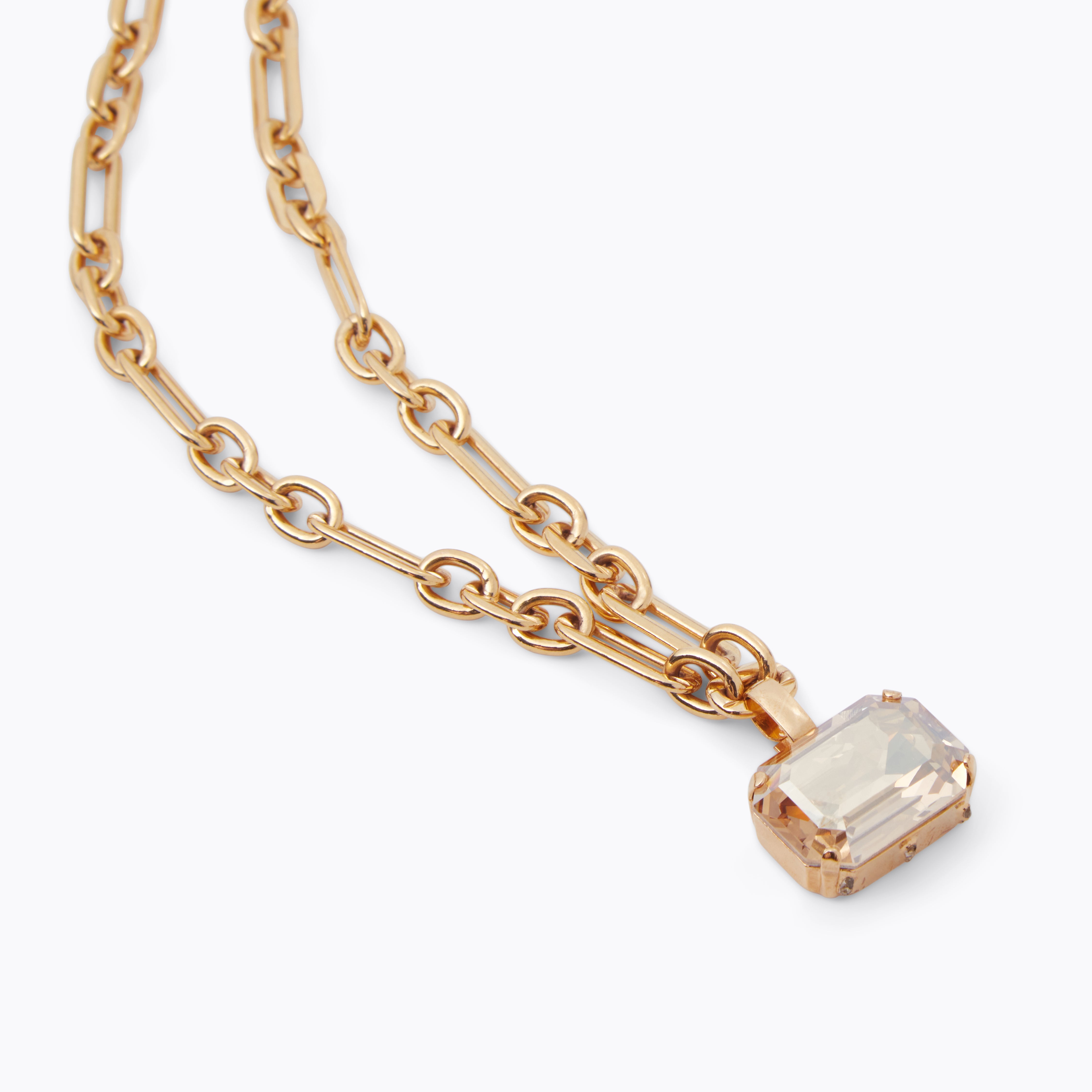 Caroline Svedbom - Lydia Chain Necklace Golden Shadow Gold