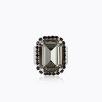 Caroline Svedbom - Lydia Cocktailring Black Diamond Rhodium