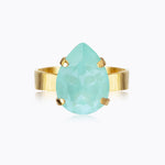 Caroline Svedbom - Mini Drop Ring Soft Mint Gold