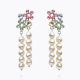 Caroline Svedbom - May Pearl Earrings Pastel Combo Rhodium