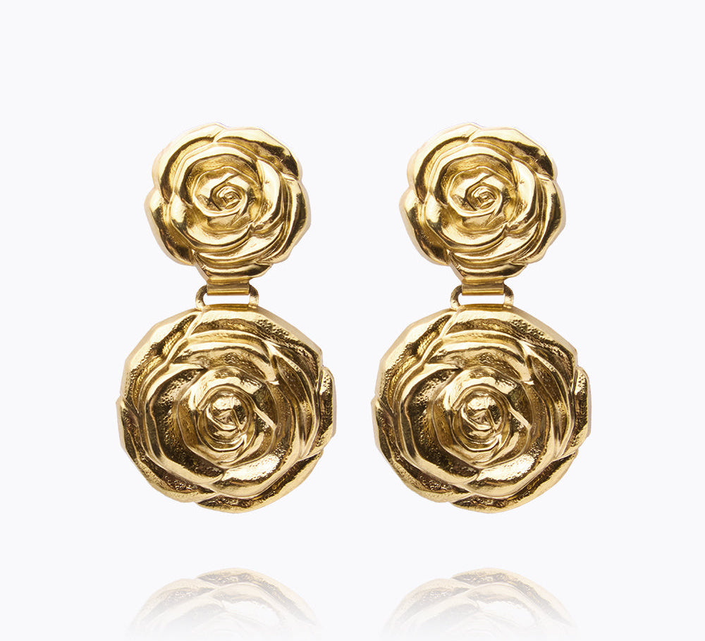 Caroline Svedbom - Rosita Grande Earrings Gold Gold