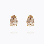 Caroline Svedbom - Petite Drop Stud Earrings Light Silk Gold