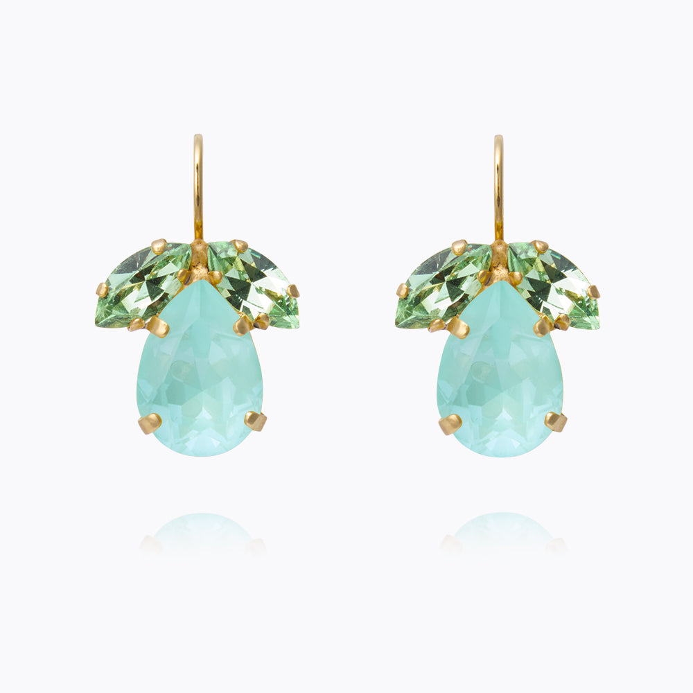 Caroline Svedbom - Timo Earrings Soft Mint Combo Gold