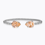 Caroline Svedbom - Mini Drop Bracelet Light Peach Rhodium