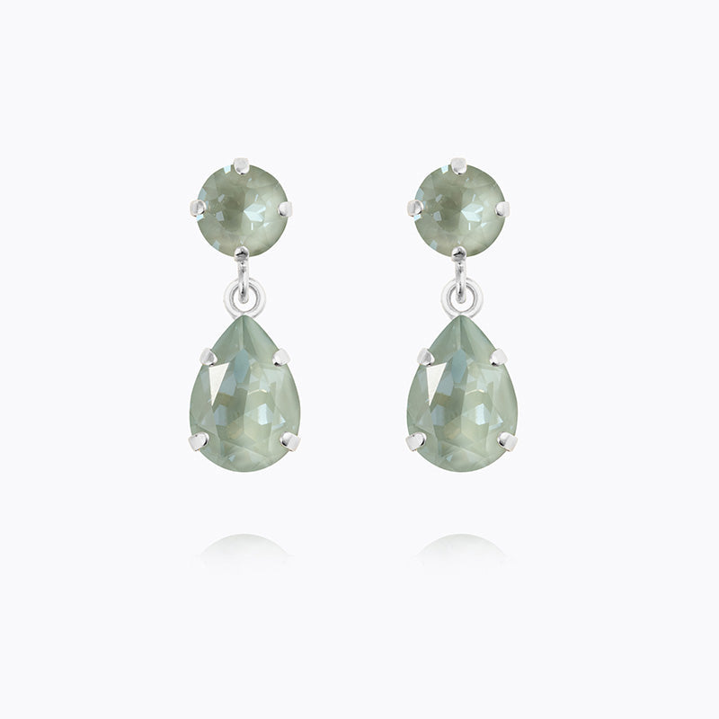 Caroline Svedbom - Mini Drop Earrings Agave Ignite Rhodium