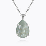 Caroline Svedbom - Mini Drop Necklace Agave Ignite Rhodium