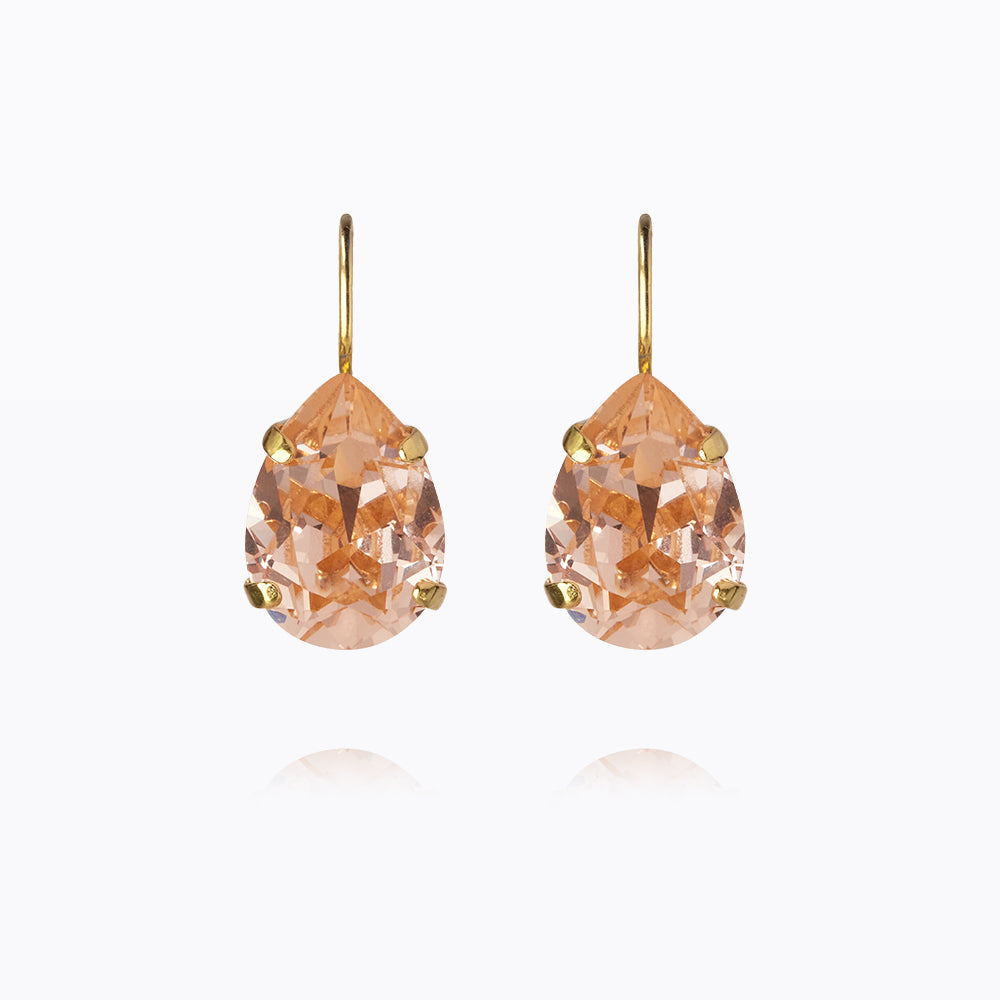 Caroline Svedbom - Mini Drop Clasp Earrings Light Peach Gold