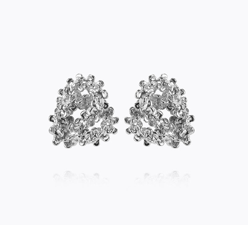 Caroline Svedbom - Mini Gemma Earrings Rhodium Rhodium