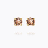 Caroline Svedbom - Mini Stud Earrings Light Peach Gold