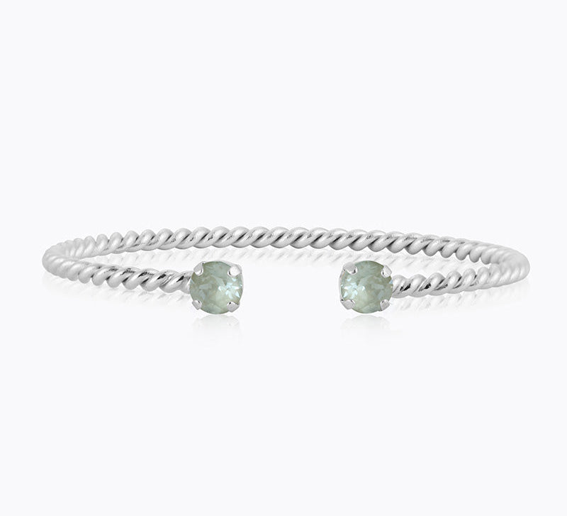 Caroline Svedbom - Mini Twisted Bracelet Agave Ignite Rhodium