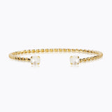 Caroline Svedbom - Mini Twisted Bracelet Pearl Gold