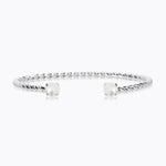 Caroline Svedbom - Mini Twisted Bracelet Pearl Rhodium