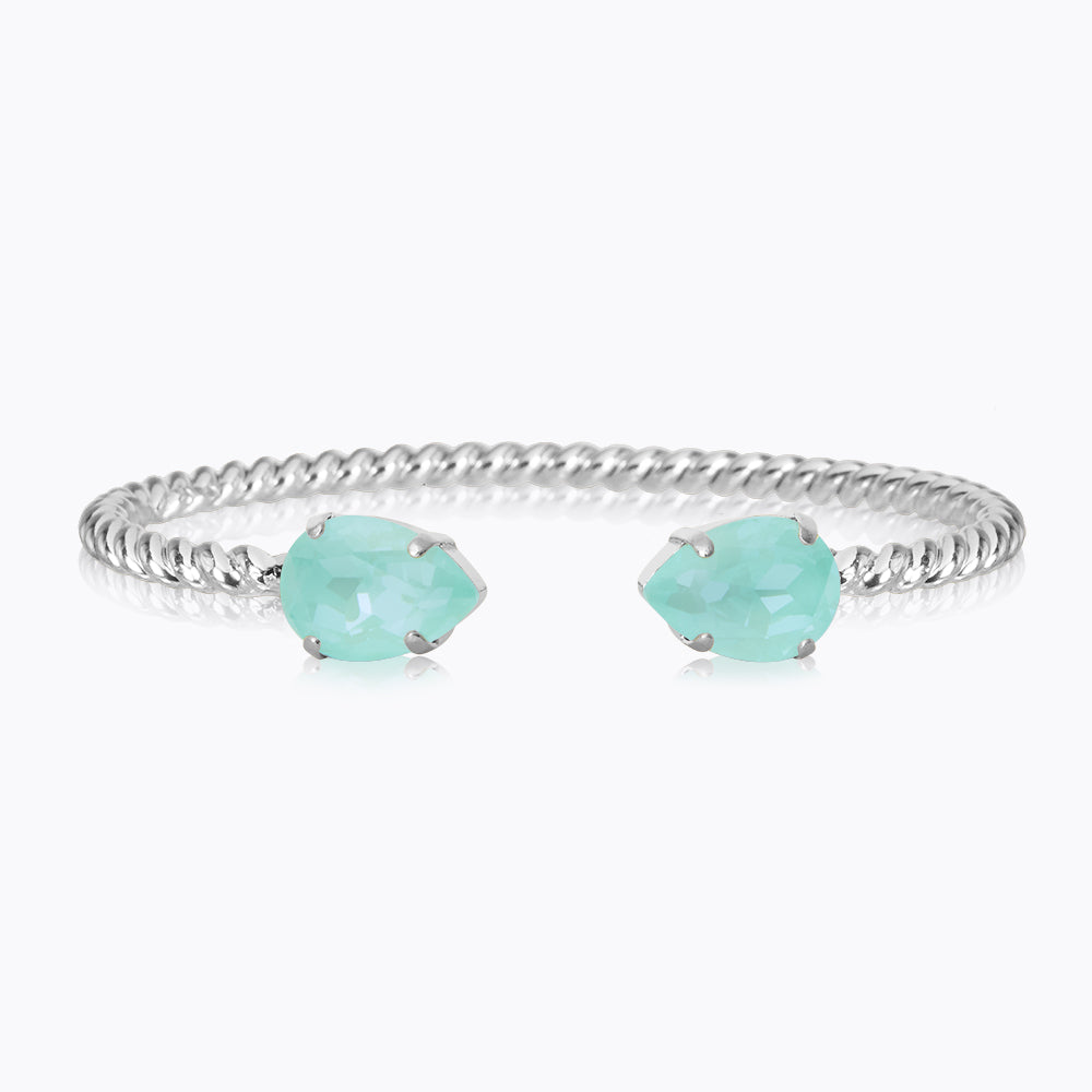 Caroline Svedbom - Mini Drop Bracelet Soft Mint Rhodium