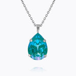 Caroline Svedbom - Mini Drop Necklace Laguna Delite Rhodium