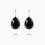 Caroline Svedbom - Mini Drop Earrings Jet Rhodium