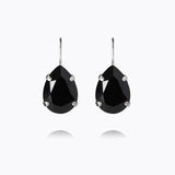 Caroline Svedbom - Mini Drop Earrings Jet Rhodium