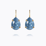 Caroline Svedbom - Mini Drop Clasp Earrings Denim Ignite Gold