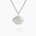 Caroline Svedbom - Mira Shell Necklace Rhodium Rhodium