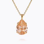 Caroline Svedbom - Mini Drop Necklace Light Peach Gold