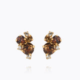 Caroline Svedbom - Molly Earrings Rec Topaz Combo Gold
