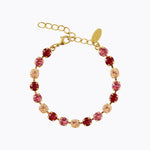 Caroline Svedbom - Nicola Bracelet Scarlet Combo Gold