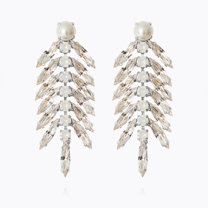 Pearl Feather Earrings (Limited Edition)