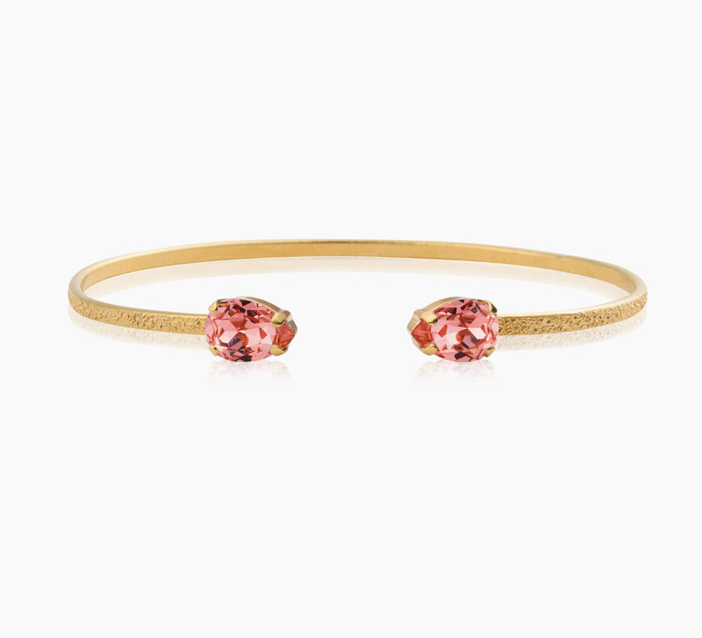 Caroline Svedbom - Petite Drop Bracelet Rose Peach Gold
