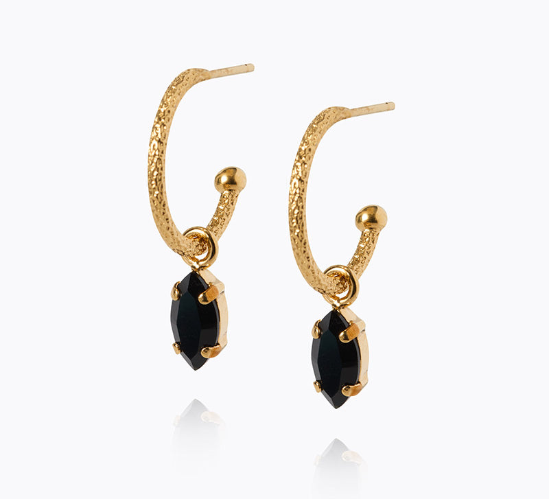 Caroline Svedbom - Petite Navette Loops Jet Gold