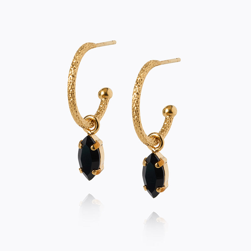 Caroline Svedbom - Petite Navette Loops Jet Gold