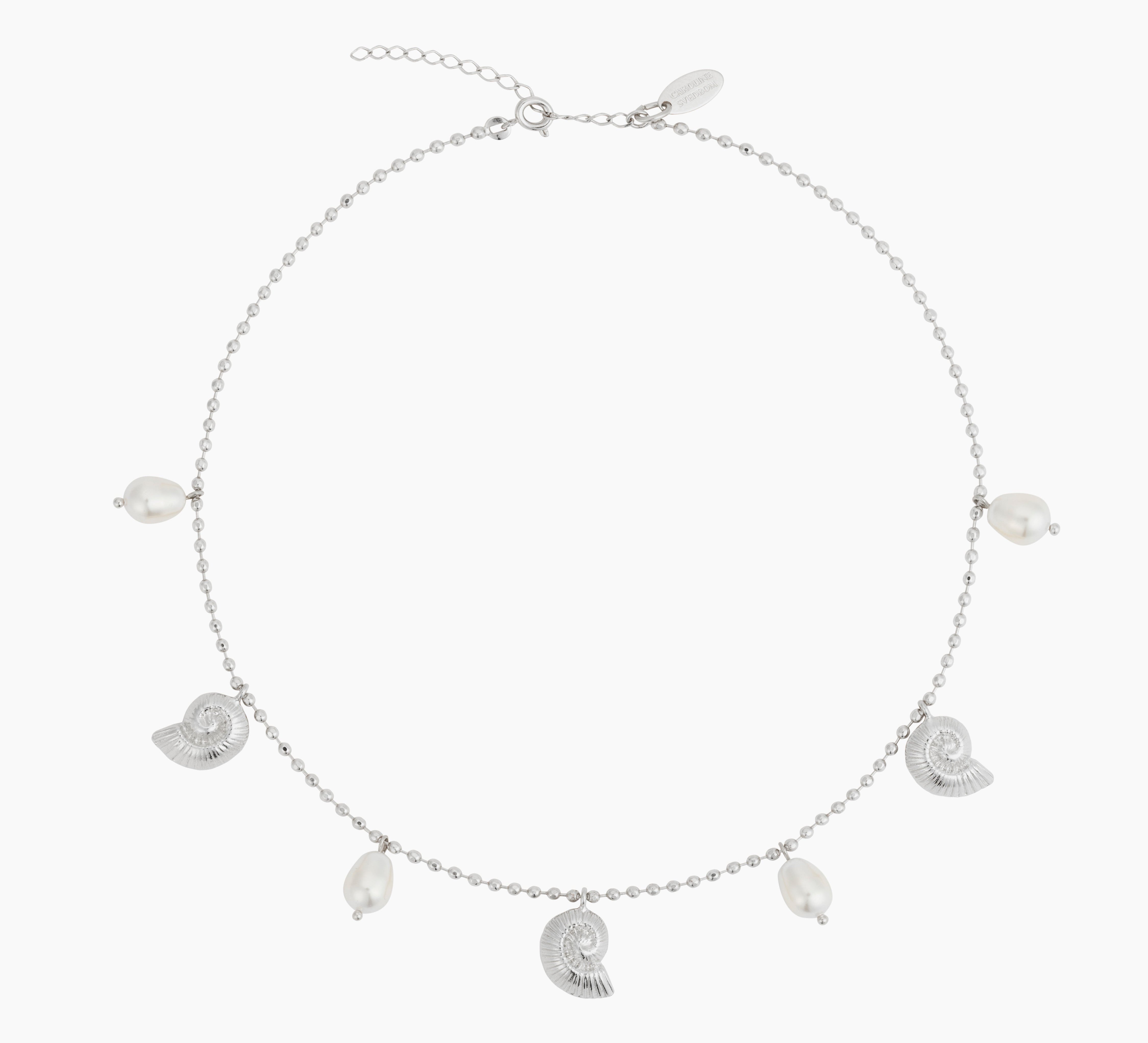 Caroline Svedbom - Seadora Necklace Pearl Rhodium