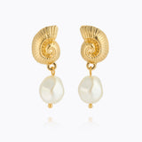 Caroline Svedbom - Seadora Earrings Pearl Gold