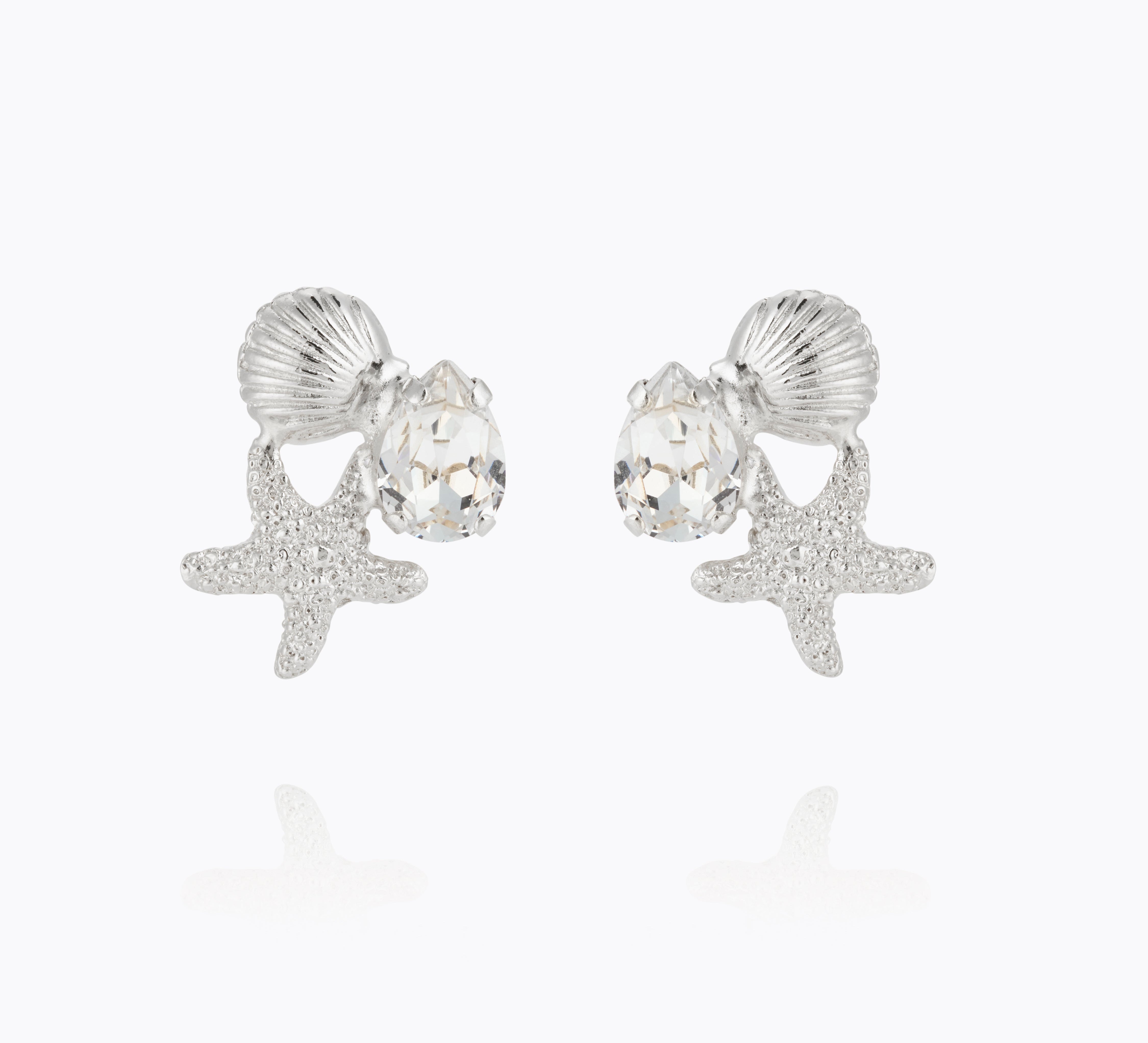 Caroline Svedbom - Seascape Earrings Crystal Rhodium