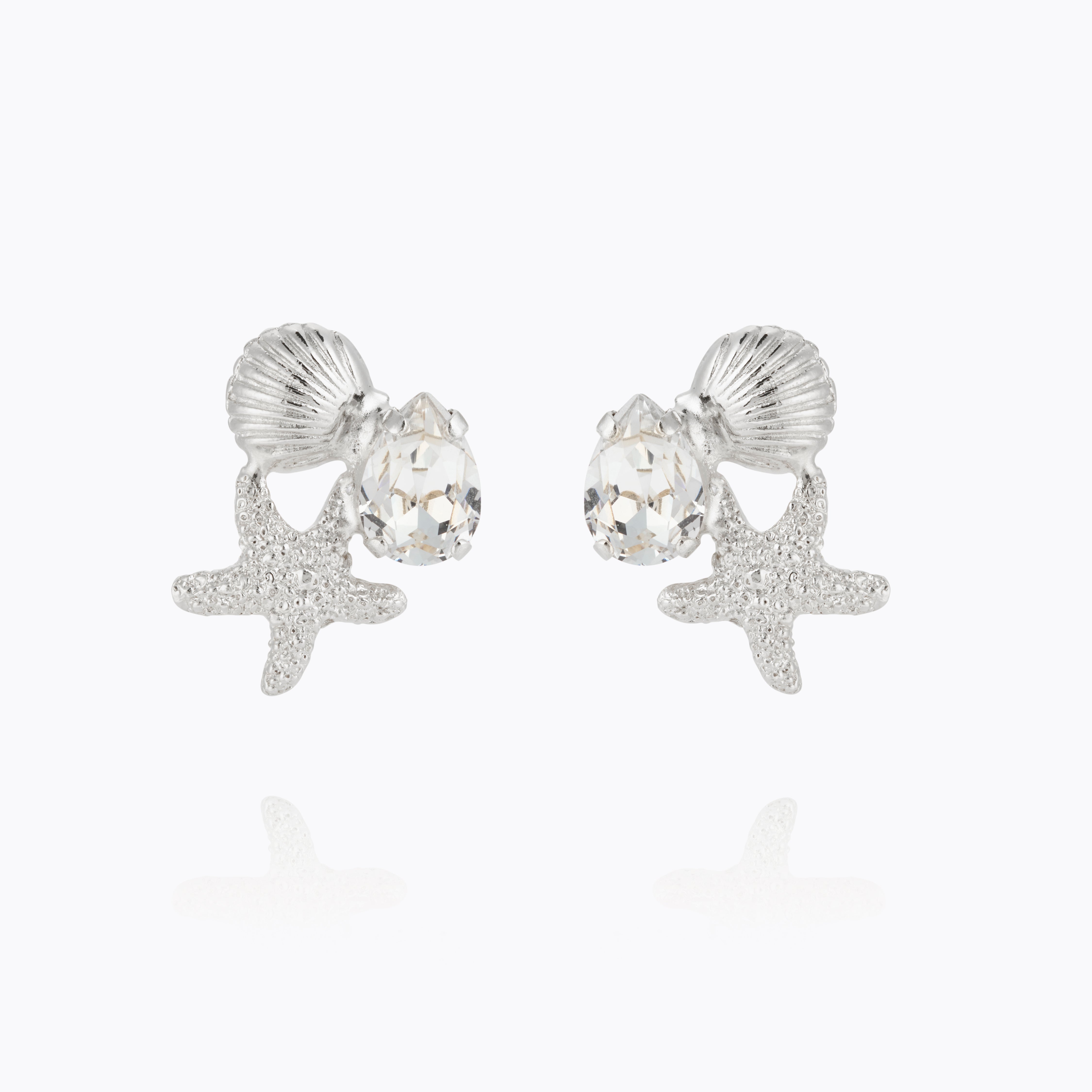 Caroline Svedbom - Seascape Earrings Crystal Rhodium