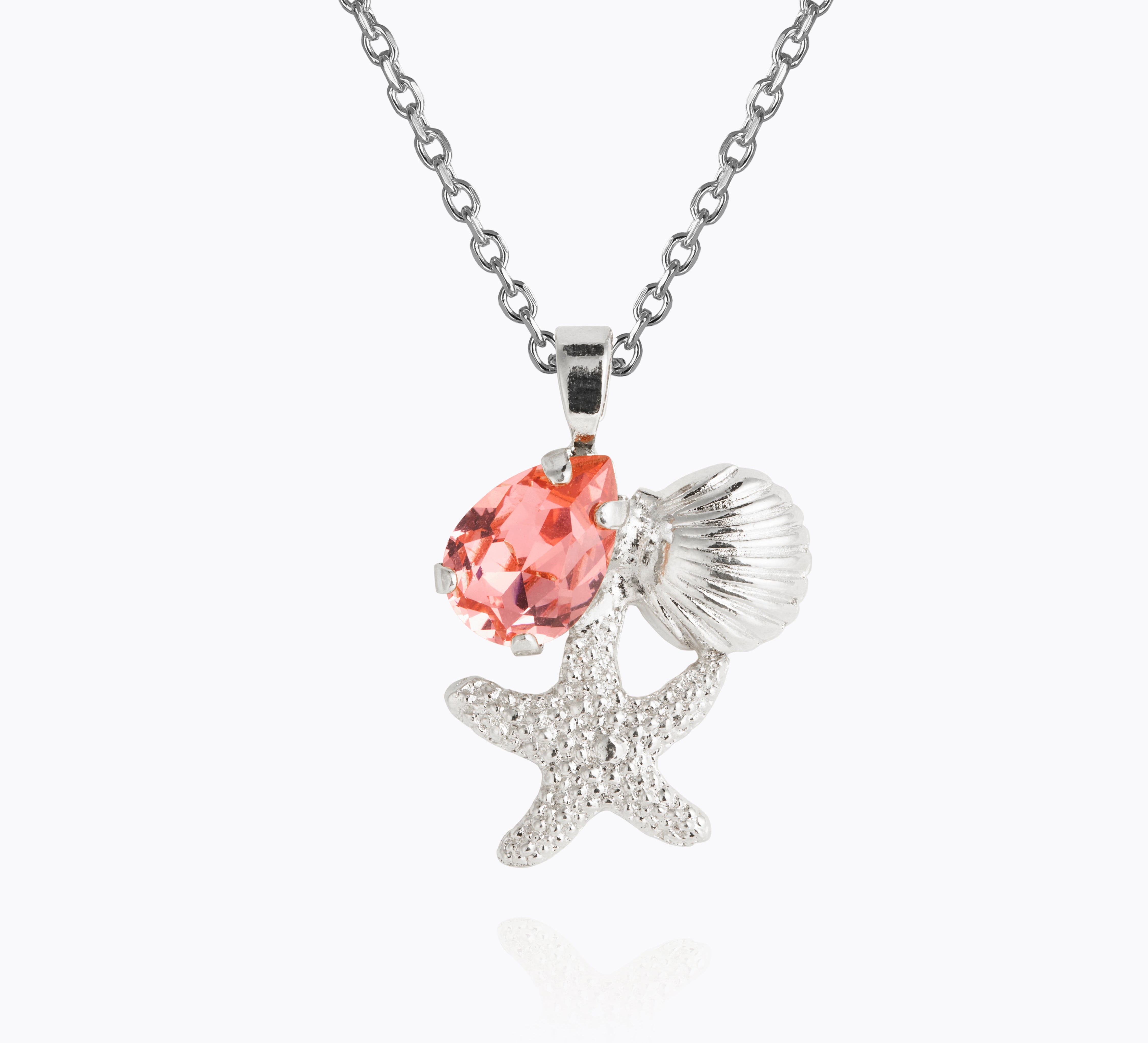 Caroline Svedbom - Seascape Necklace Rose Peach Rhodium