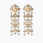 Caroline Svedbom - Soiree Earrings Crystal Golden Combo Rhodium