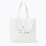 Caroline Svedbom - Cs Tote White With Gold Logo Bag