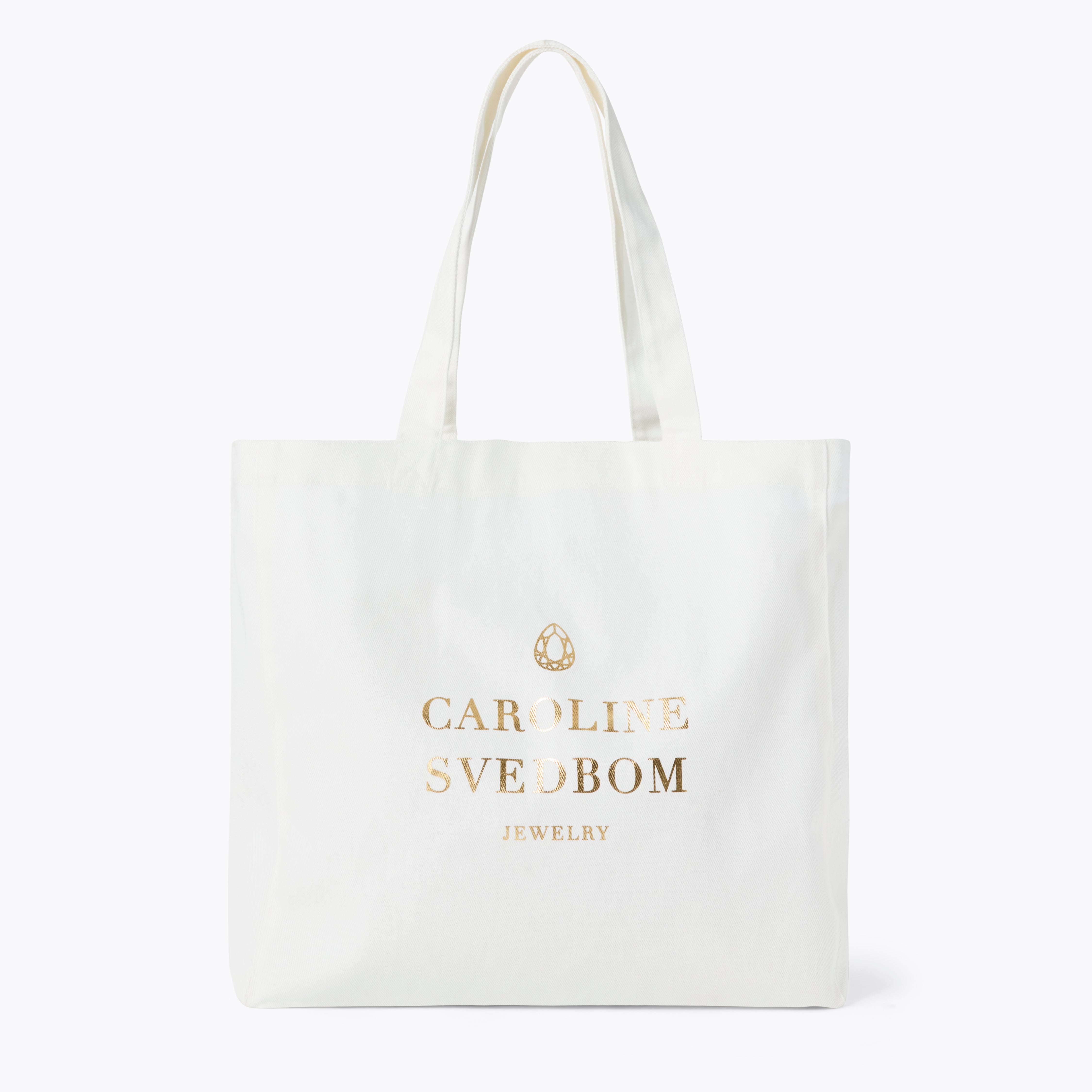Caroline Svedbom - Cs Tote White With Gold Logo Bag