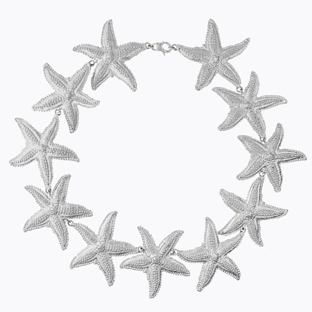 Caroline Svedbom - Grande Sea Star Necklace Rhodium
