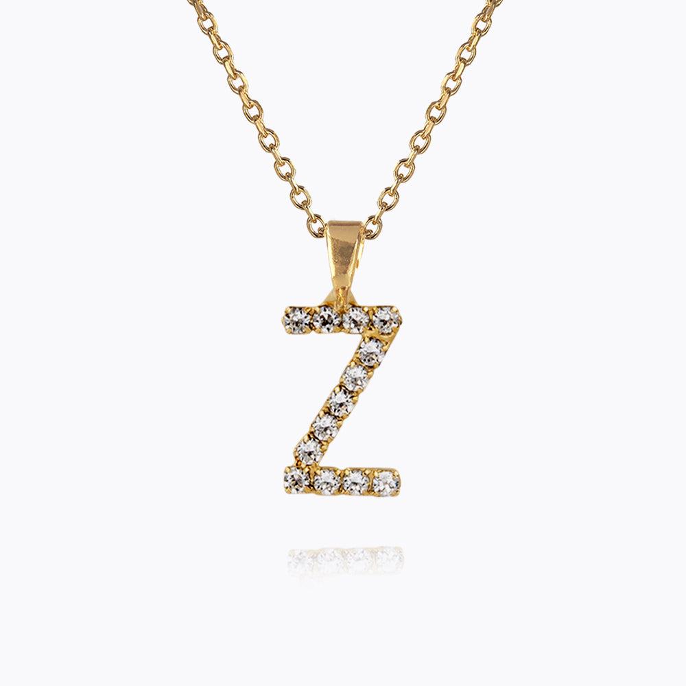 Caroline Svedbom - Mini Letter Necklace Letter Z Gold