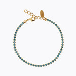 Caroline Svedbom - Siri Bracelet Light Turquoise Gold