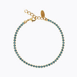 Caroline Svedbom - Siri Bracelet Light Turquoise Gold